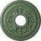 Ekena Millwork Baltimore Ceiling Medallion (Canopies up to 5 1/2"), 15 3/8"OD x 4 1/4"ID x 1 1/2"P, Athenian Green CM15BAAGF - alternate 1